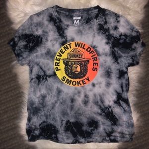 🚨 NWOT American Eagle black tie dye tee